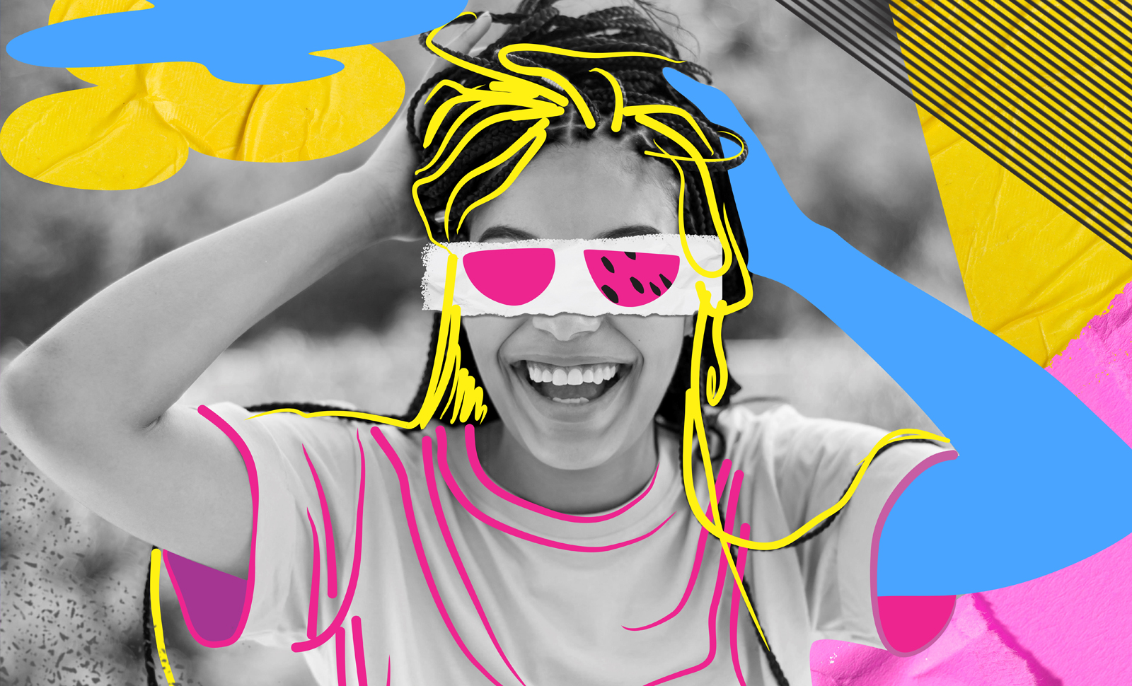 diseño maximalista cartel