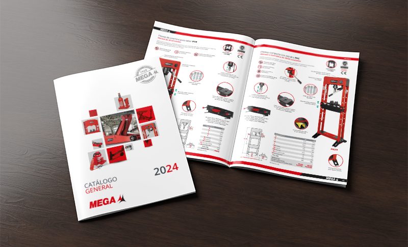 catalogo mega portada y paginas interior